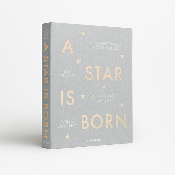 Printworks A Star Is Born valokuva-albumi, harmaa