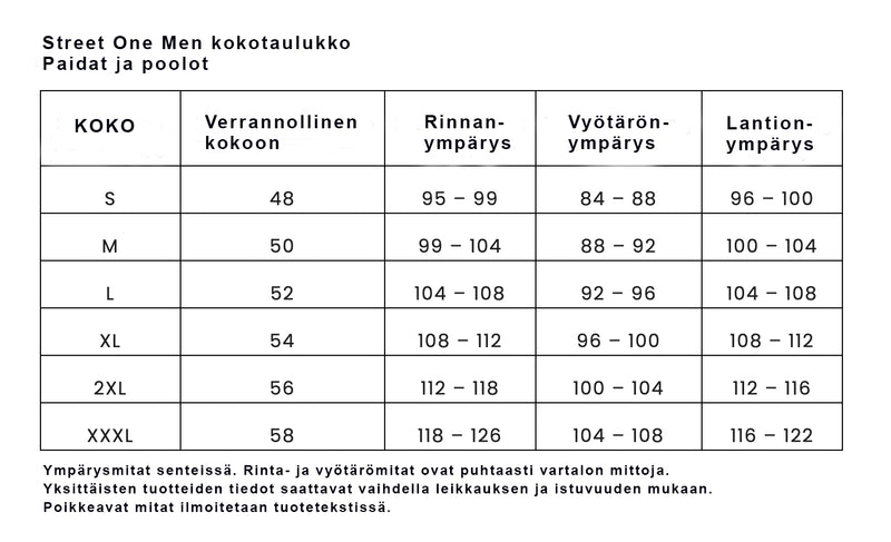 Street One Men LOS pikeepaita avoimella kauluksella, musta