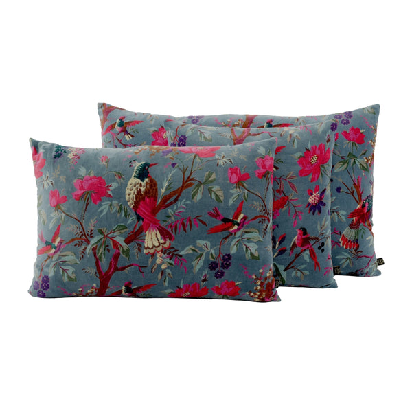 Haomy Birdy tyynynpäällinen 45*45cm, turquin