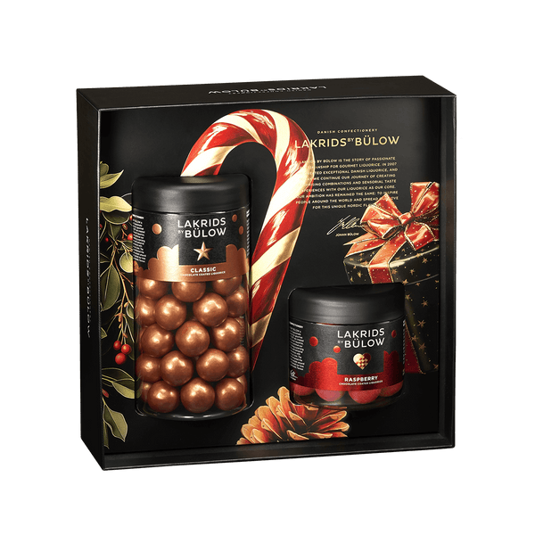 Lakrids Black Box winter 2025 Classic Caramel & Crispy Raspberry