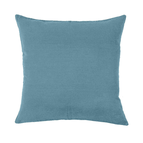Haomy Porticcio tyynynpäällinen pellavaa 45*45cm, bleu stone