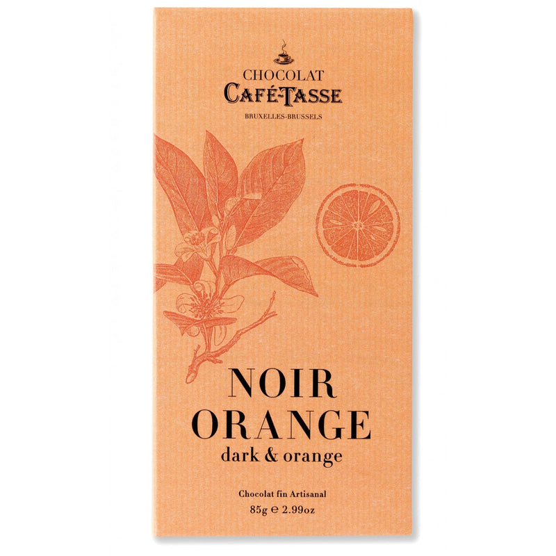 Café-Tasse Noir Orange tummasuklaa 85g
