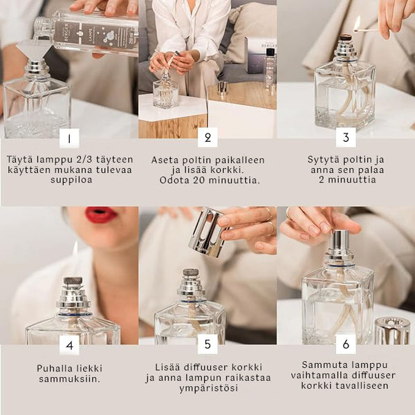 Lampe Berger Diamant transparent lamppu