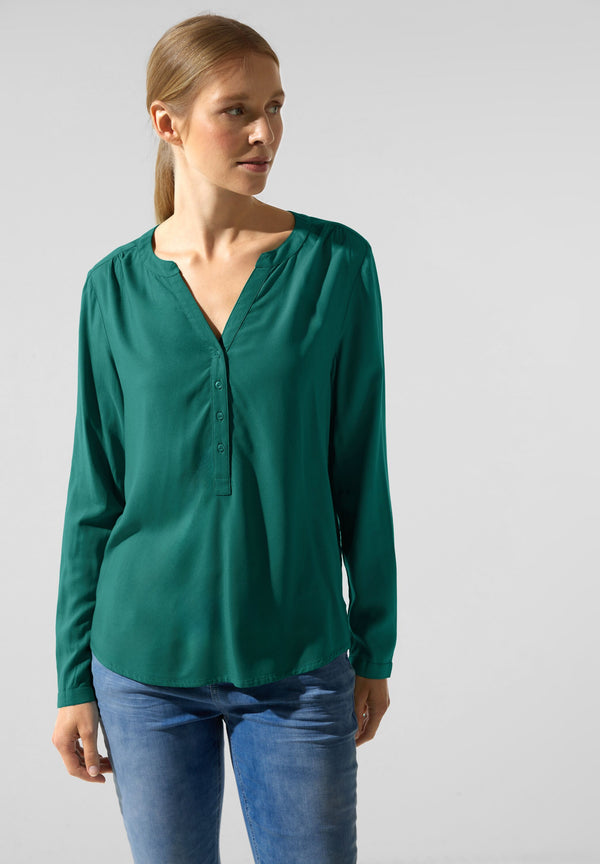 Street One yksivärinen Bamika -tyylinen paita, vihreä