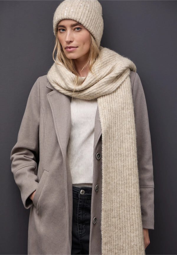 Street One pipo paljettikoristeilla, vaalea beige