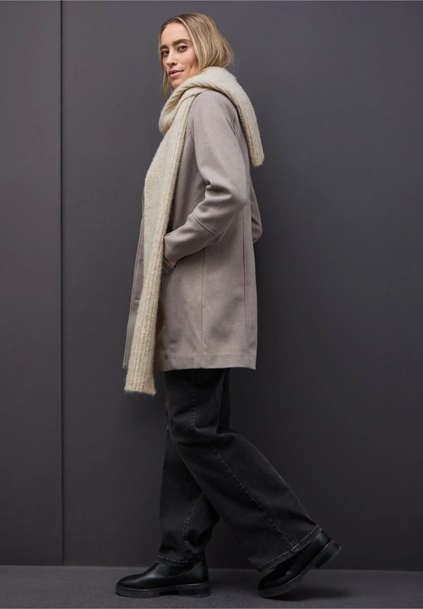 Street One kaulaliina paljettikoristeilla, vaalea beige