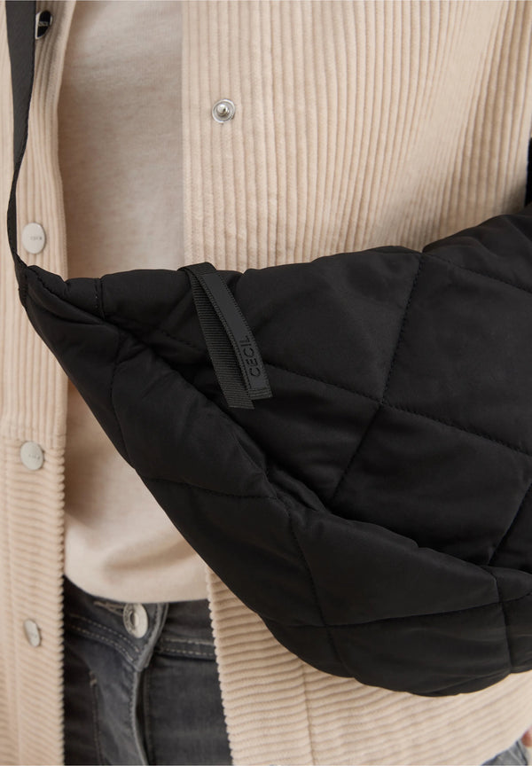Cecil  tikattu  crossbody-laukku, musta