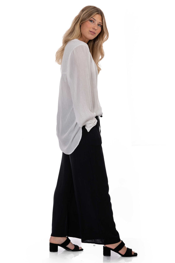 Capri Collection Simone ylisuuri paitapusero, valkoinen