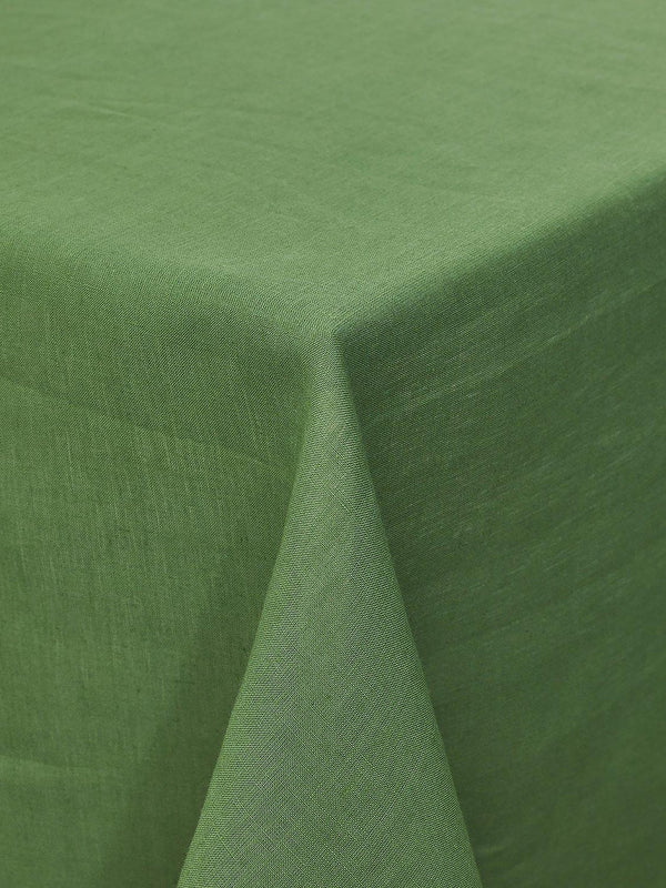 Svanefors Ingrid pöytäliina pellava/puuvilla 140*250cm, vihreä