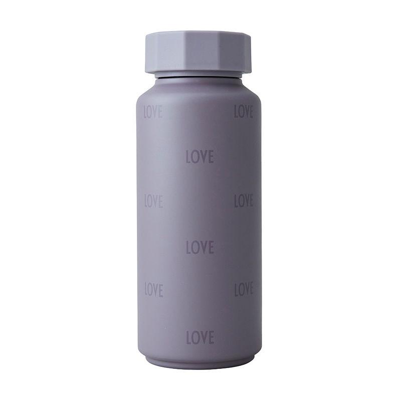 DESIGN LETTERS Thermo Bottle Purple Love