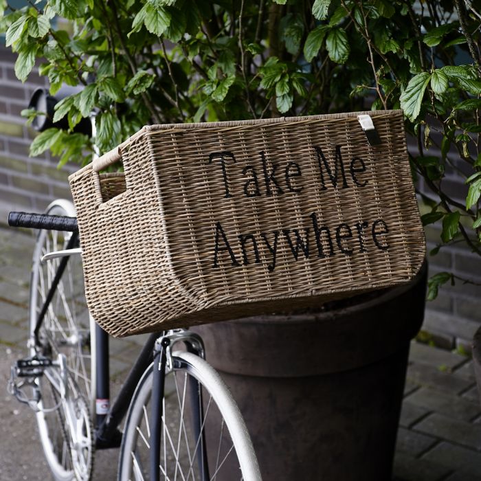 Riviera Maison RR Bicycle Basket Take Me Anywhere