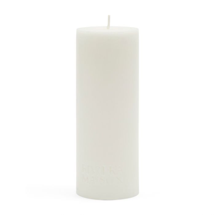 Rivièra Maison Pillar Candle ECO off white 7*18cm