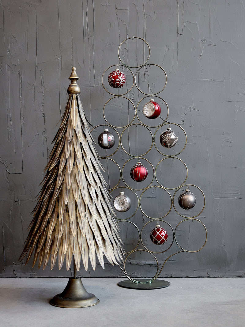 Chic Antique joulukoriste lasia ø8cm, punainen