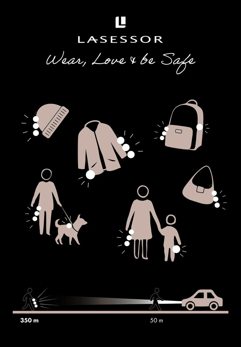 Lasessor Muumipeikko Muumi Heijastin, valkoinen