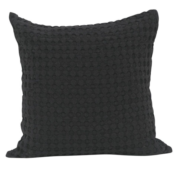 Svanefors tyynynpäällinen puuvillaa 45*45cm, musta strukturoitu kuvio