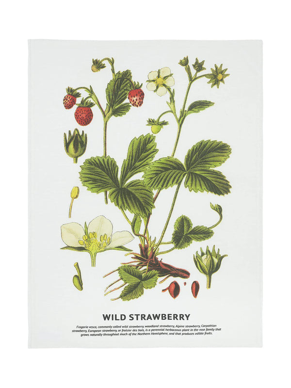 Svenefors Wild Strawberry keittiöpyyhe 50*70 cm puuvilla