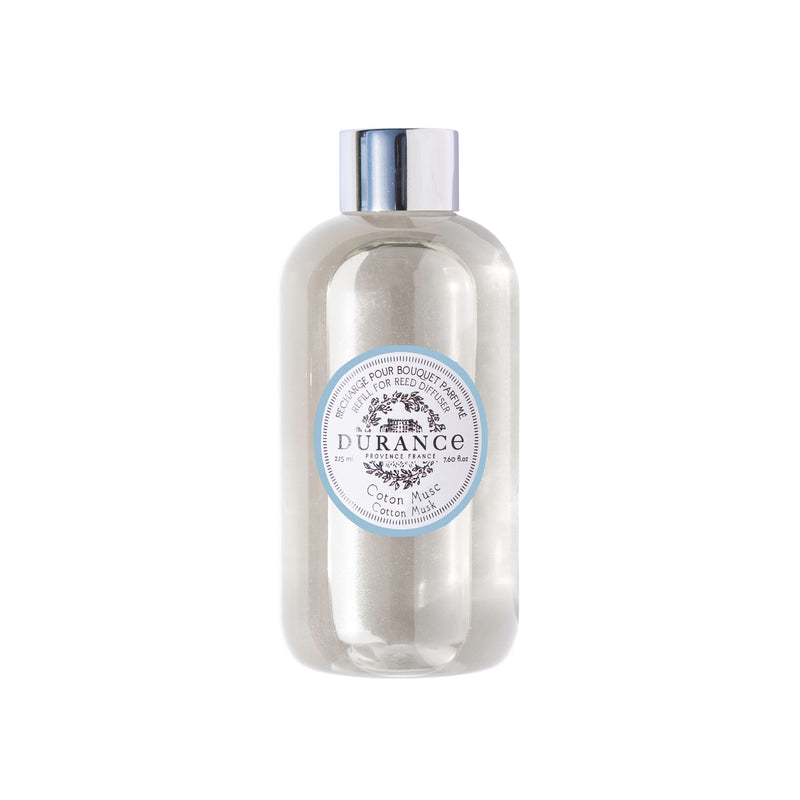 Durance tuoksukimpun täyttöpullo Cotton Musk 225ml