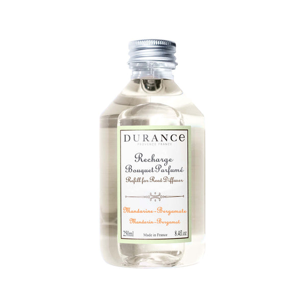 Durance tuoksukimpun täyttöpullo Mandarin-Bergamot 250ml