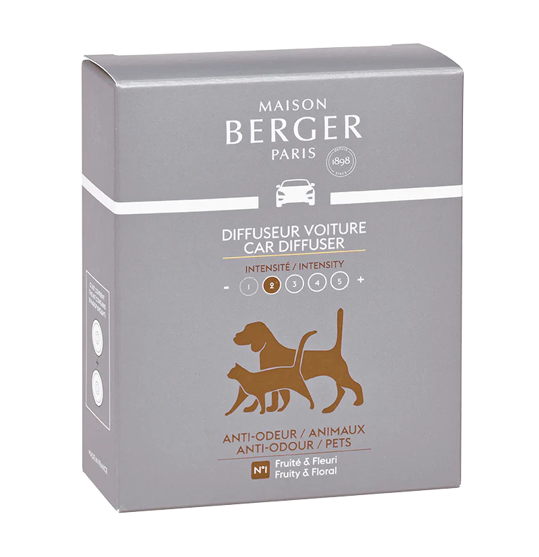Maison Berger Pets-autotuoksun täyttöpakkaus 2kpl kiekkoja