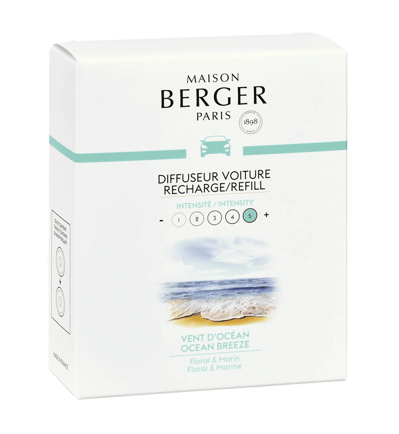 Maison Berger Ocean -autotuoksun täyttöpakkaus 2kpl kiekkoja