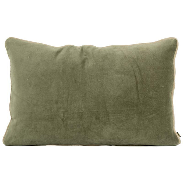 Haomy New Delhi tyynynpäällinen puuvillasamettia 40*60cm, kaki