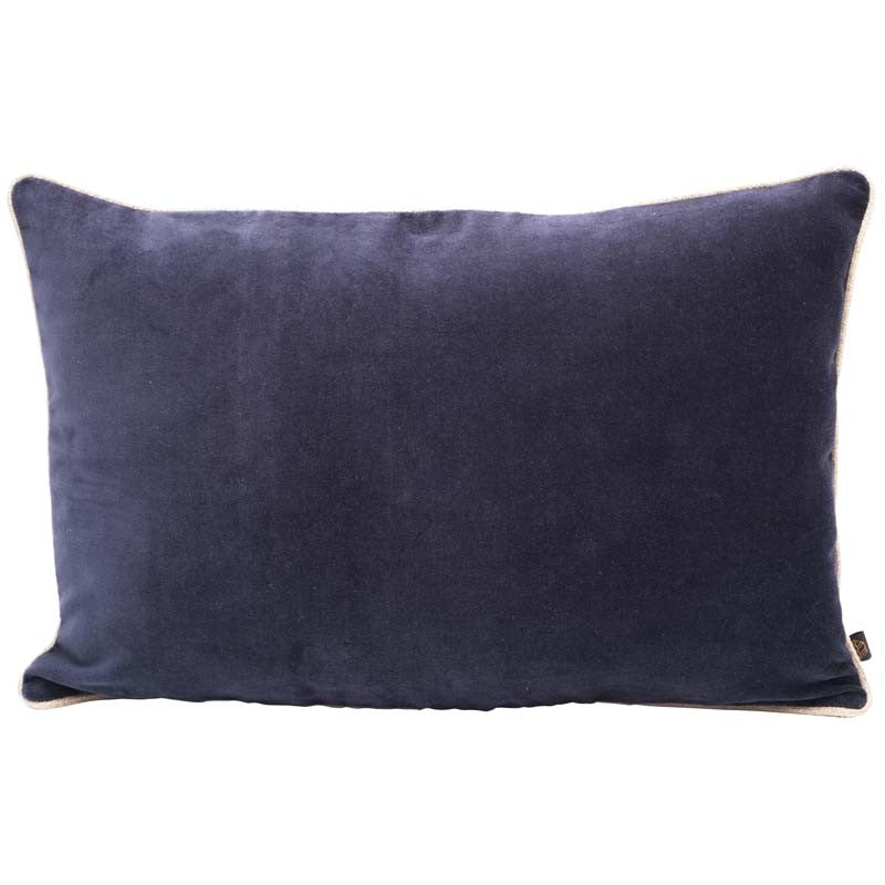Haomy New Delhi tyynynpäällinen puuvillasamettia 40*60cm, sininen