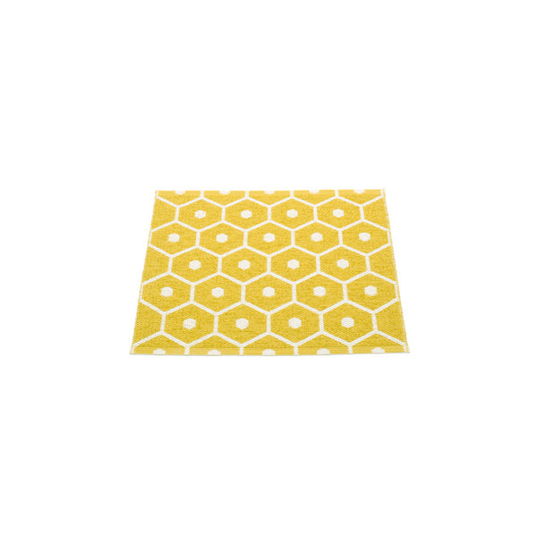 Pappelina HoneymMuovimatto 70*60cm, Mustard/Vanilla